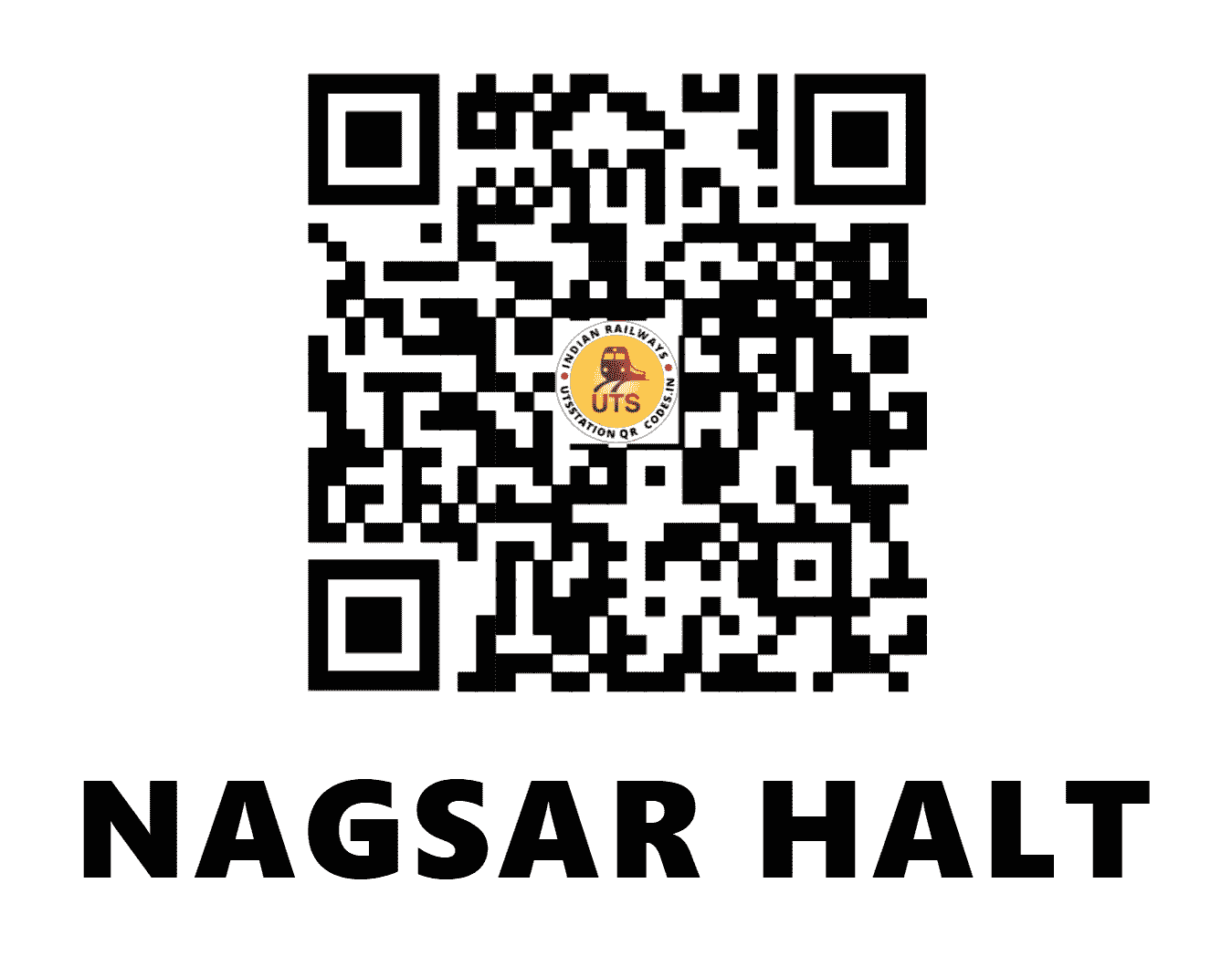 UTS QR Code for NAGSAR HALT - NXR (EC - UTTAR PRADESH)